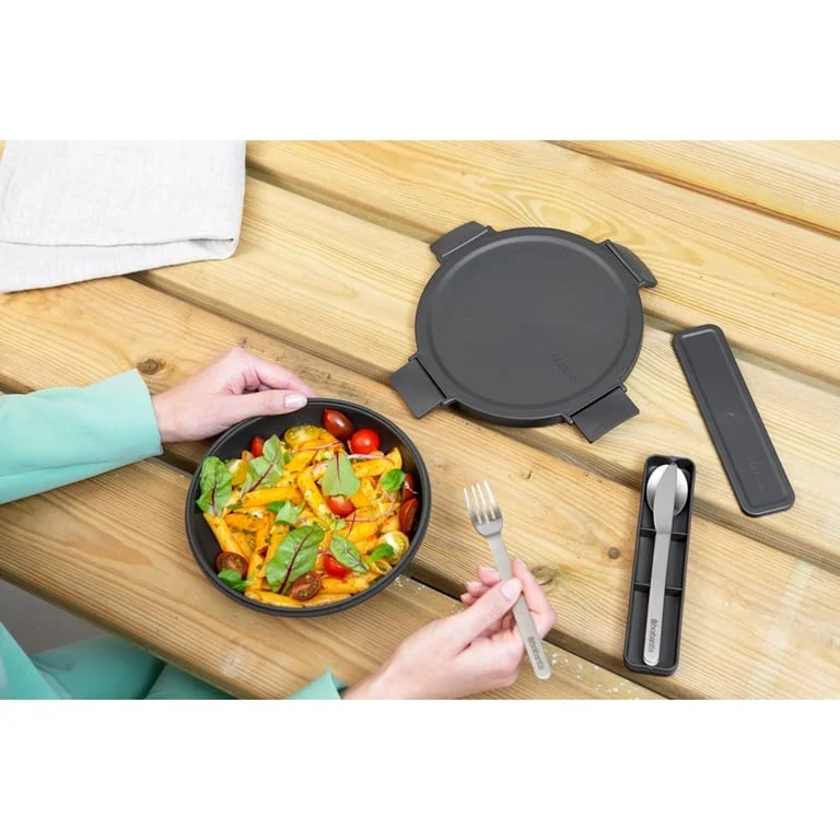 Set tacâmuri Brabantia Make&Take Dark Grey, 3 piese