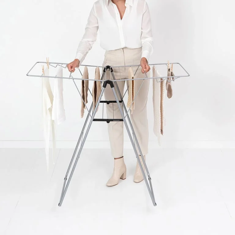 Drying Rack Brabantia Hangon, 15m, Metallic Grey