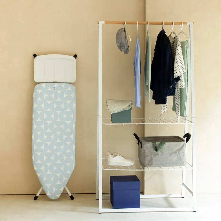 Masă de călcat Brabantia C 124x45cm cu suport pentru generator de abur, Fresh Breeze