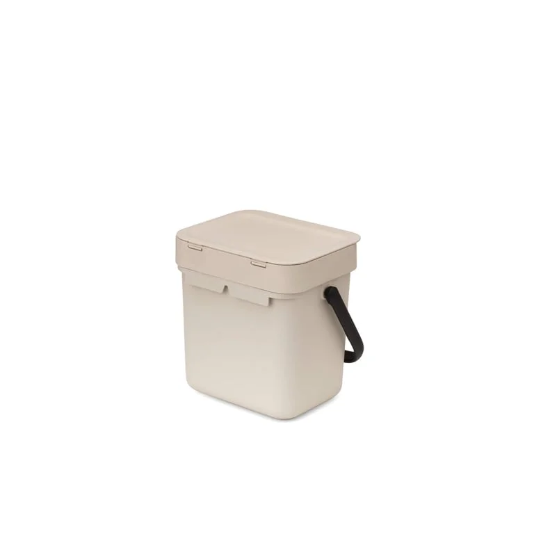 Coș de colectare separată Brabantia Sort&Go 3L, Soft Beige