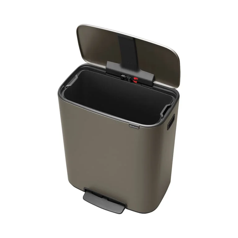 Coș de gunoi Brabantia Bo Pedal 60L, Platinum