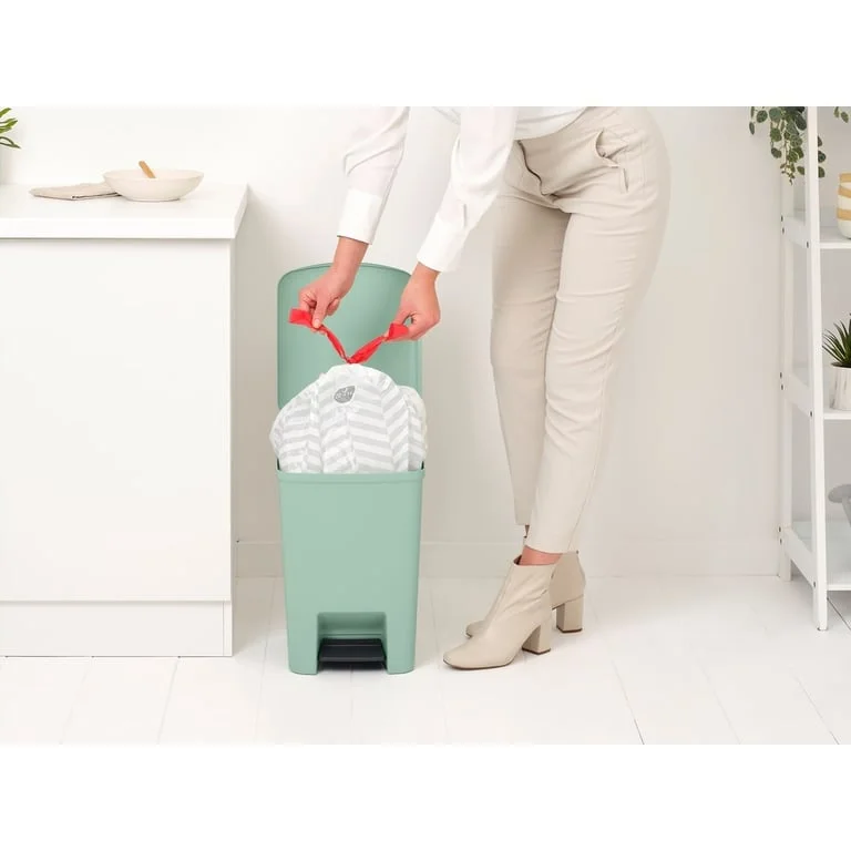 Coș de gunoi cu pedală Brabantia StepUp 25L, Jade Green