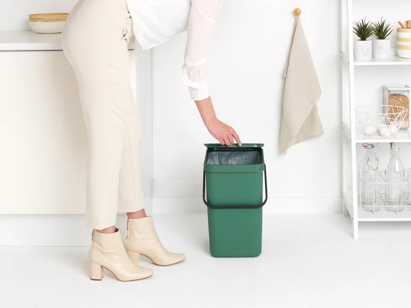 Coș de colectare selectivă Brabantia Sort&Go 25L, Fir Green