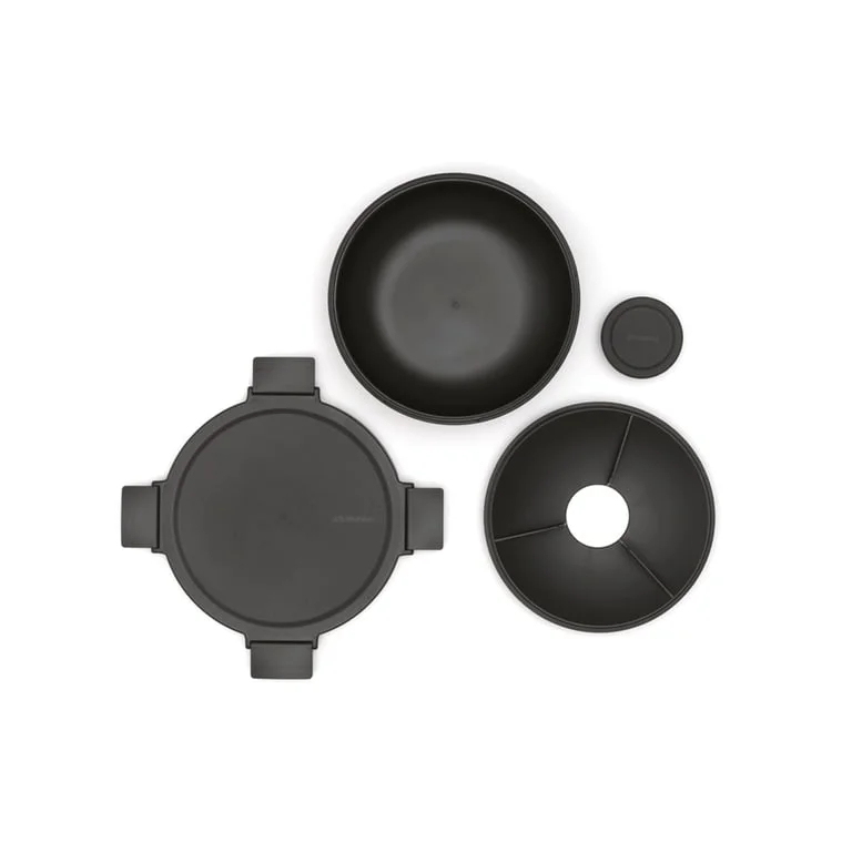 Bol de salată Brabantia Make&Take1.3L, Dark Grey
