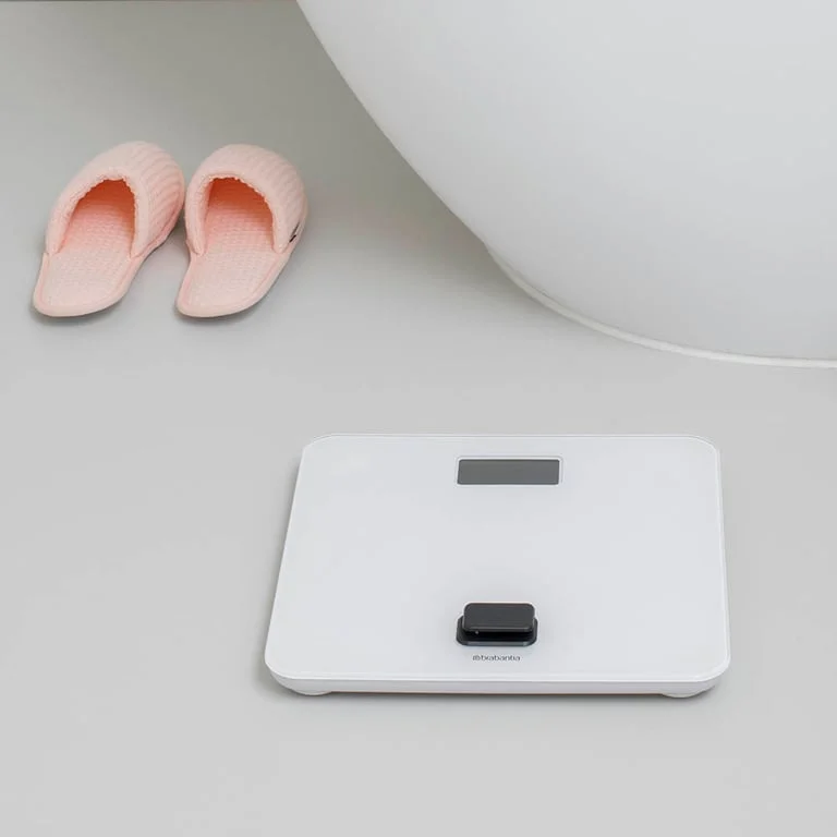 Bathroom Scale Brabantia, Battery Free, White