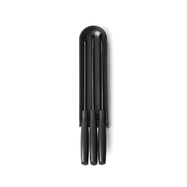 Bloc cu 3 cuțite Brabantia Tasty+ Dark Grey