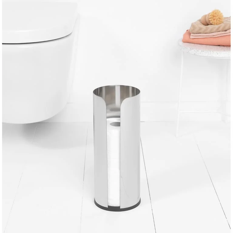 Suport pentru hârtie igienică de rezervă Brabantia Brabantia ReNew Brilliant Steel
