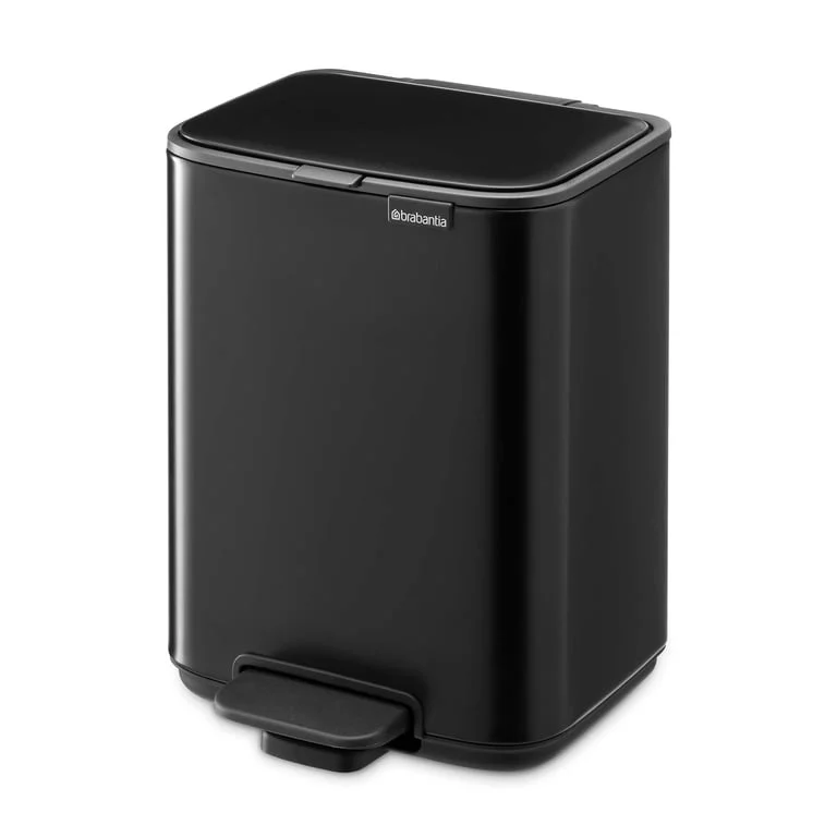 Coș de gunoi Brabantia Bo Pedal 4L, Matt Black