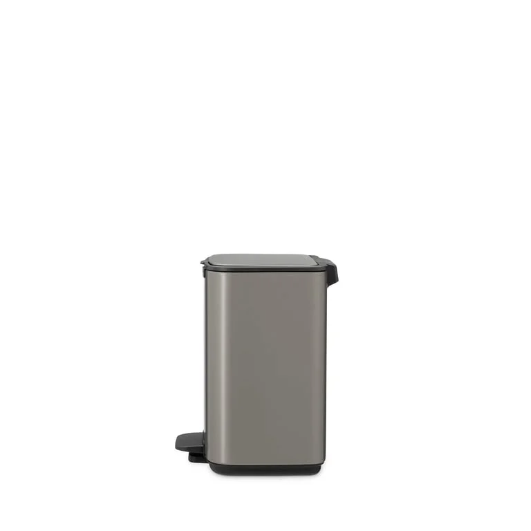 Coș de gunoi Brabantia Bo Pedal 4L, platină
