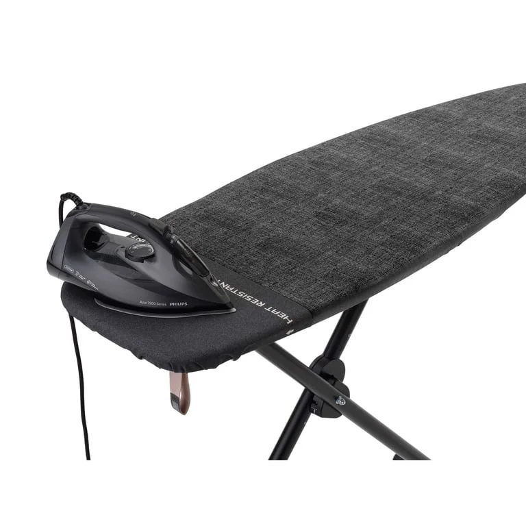 Masă de călcat Brabantia D 135x45cm cu zonă de călcat rezistentă la căldură, Denim Black