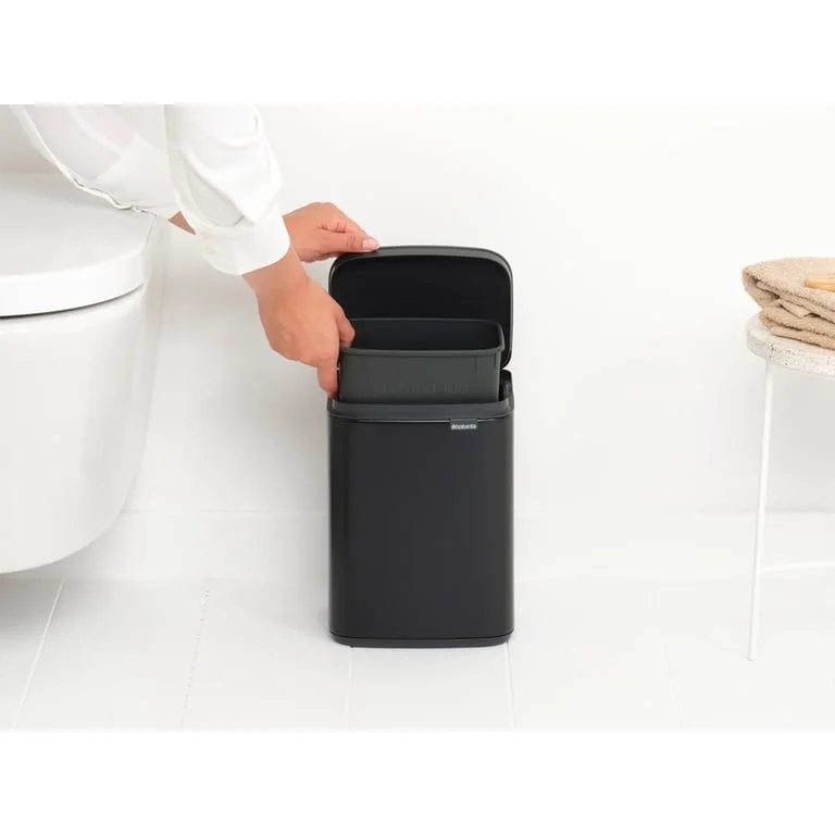 Coș de gunoi Brabantia Bo Small 4L, Matt Black