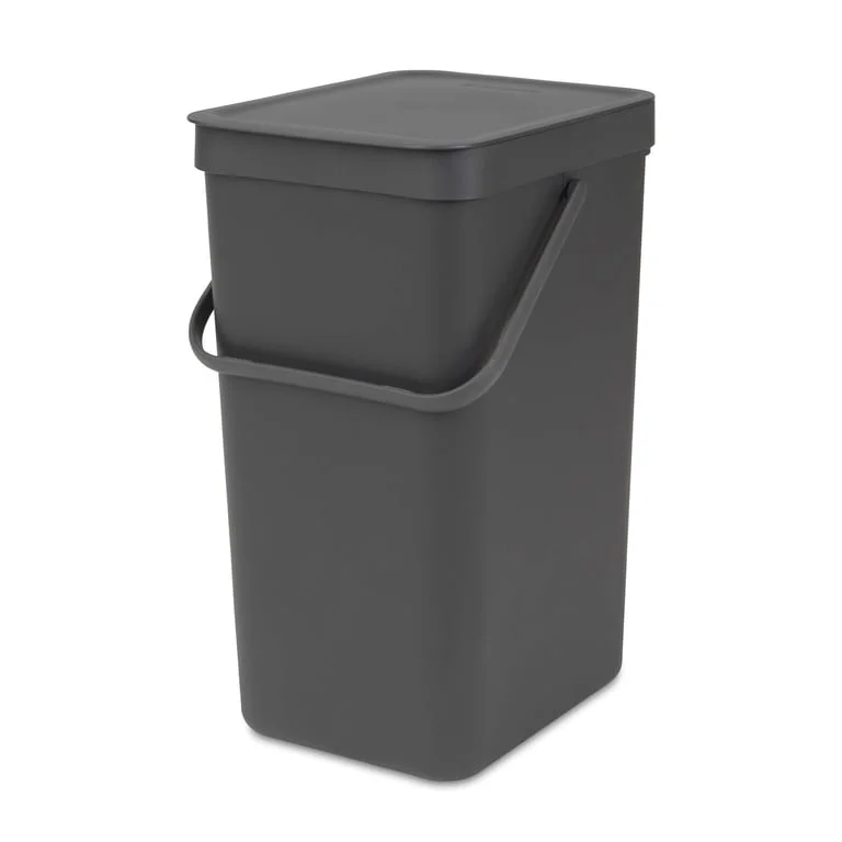 Coș de colectare selectivă Brabantia Sort&Go 16L, Dark Grey