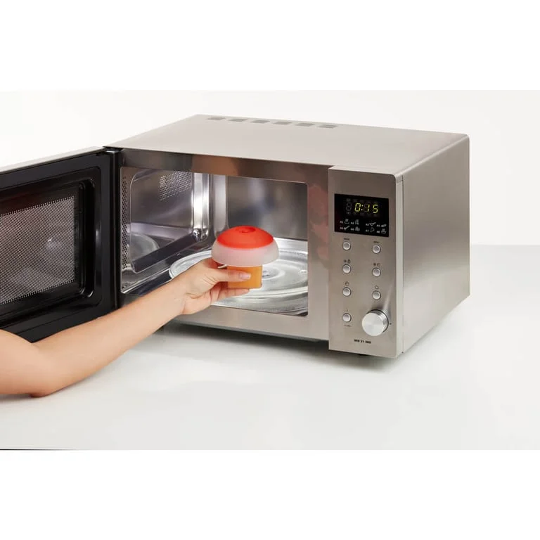 Egg transculent cylinder for microwave Lekue