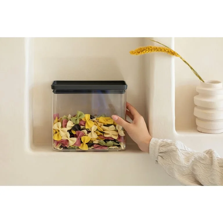 Canister Brabantia Tasty+ Stackable 3.5L, Dark Grey