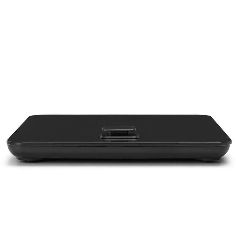 Cântar de baie digital Brabantia ReNew Dark Grey, funcționare fără baterii