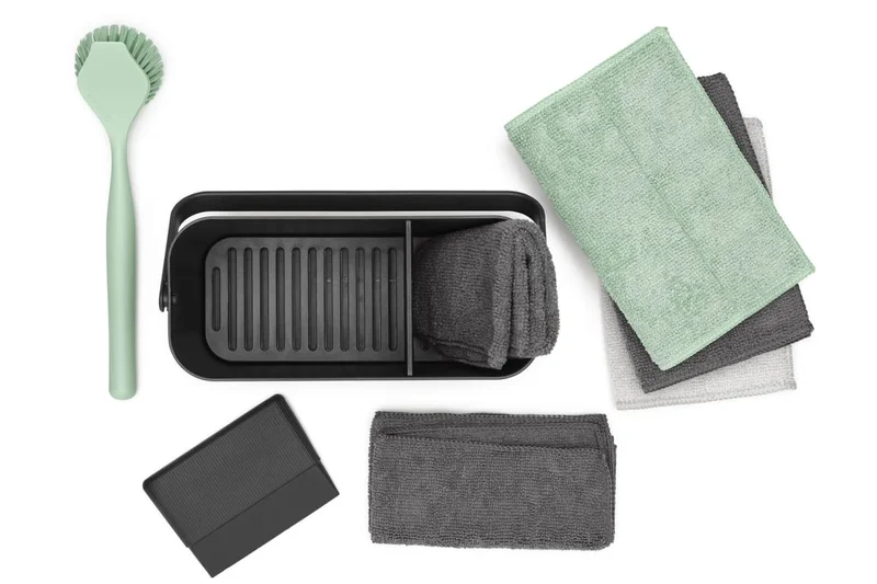 Set de curatare Brabantia SinkSide Dark Grey