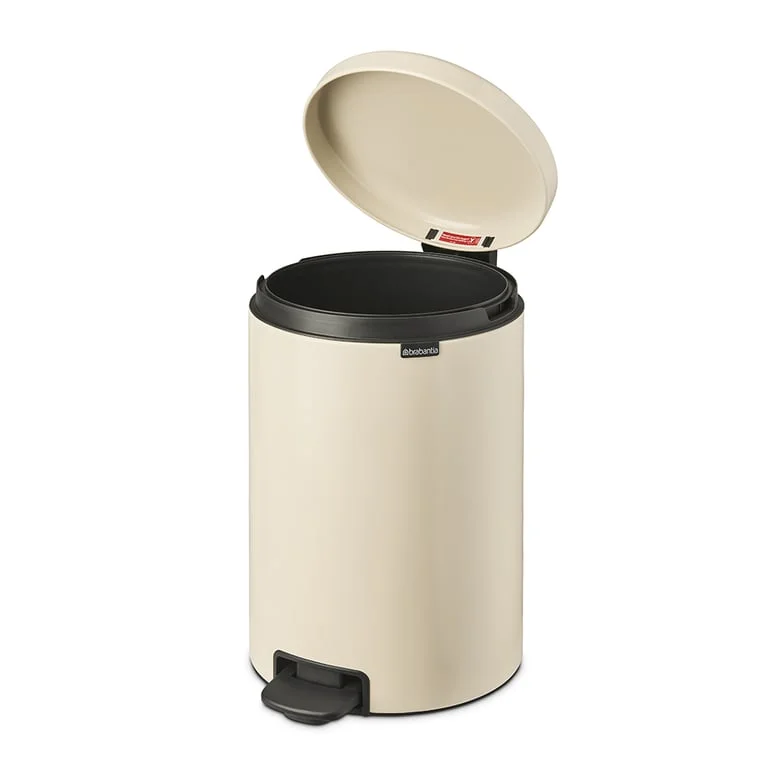 Coș de gunoi cu pedală Brabantia NewIcon 20L, Soft Beige