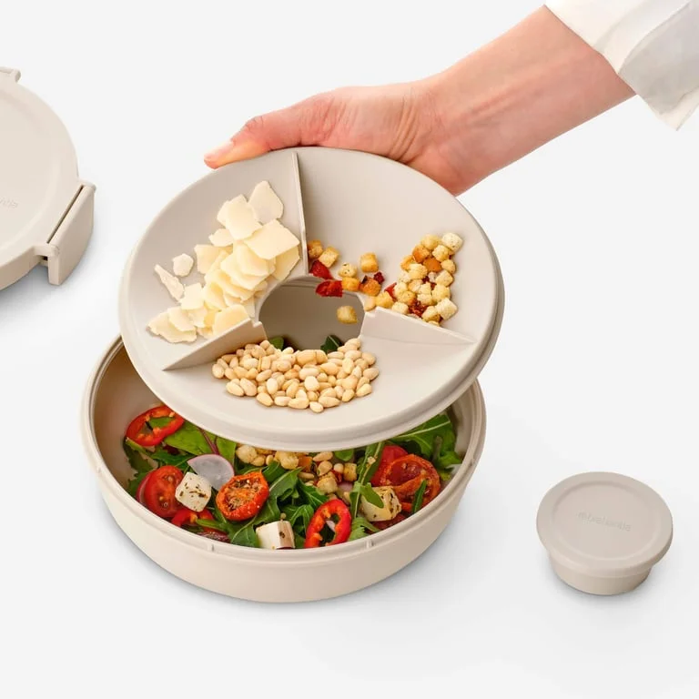 Bol de salată Brabantia Make&Take1.3L, Soft Beige