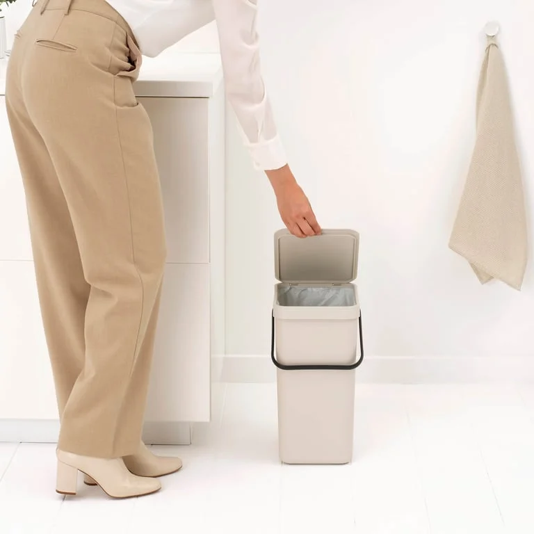 Coș de colectare separată Brabantia Sort&Go 16L, Soft Beige