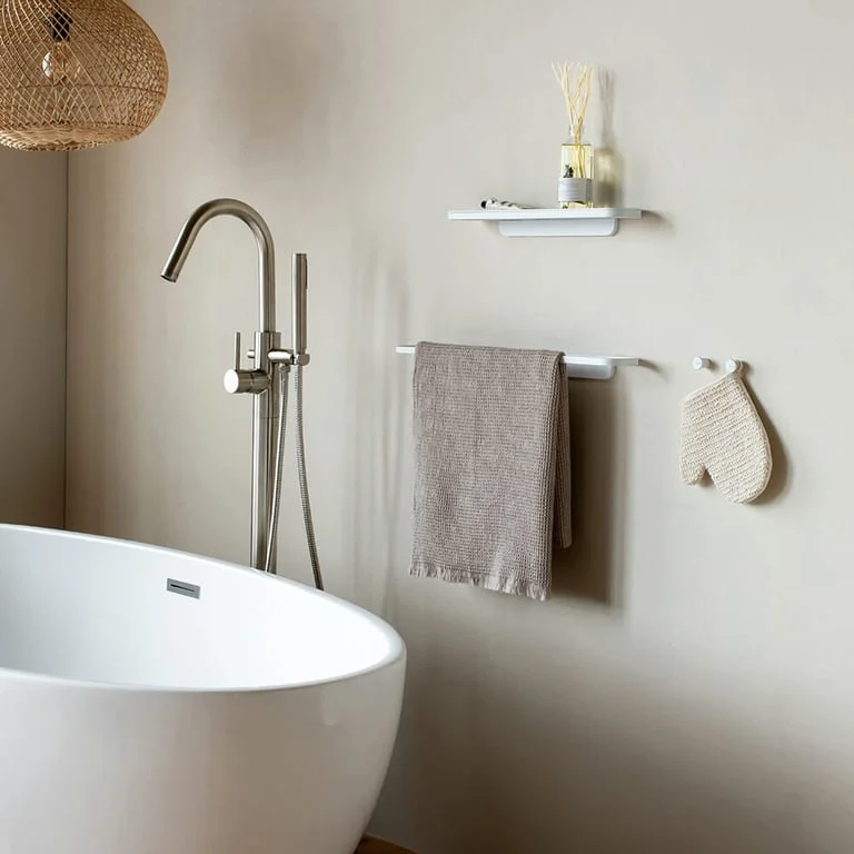 Towel Hook set Brabantia MindSet Mineral Fresh White 2 Pcs