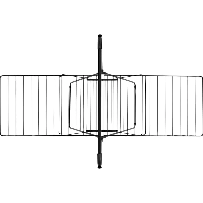 Uscător de rufe Brabantia Hangon, 25m, tijă suplimentară, Matt Black