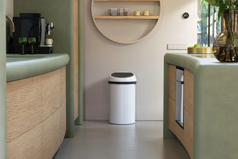 Coș de gunoi Brabantia Touch 60L, White