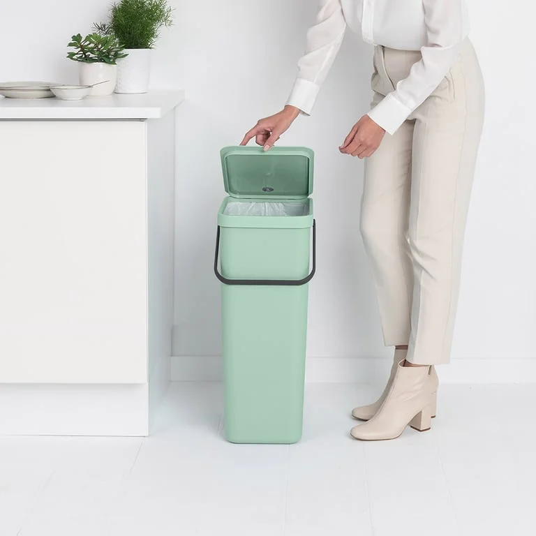 Coș de colectare selectivă Brabantia Sort&Go 40L, Jade Green