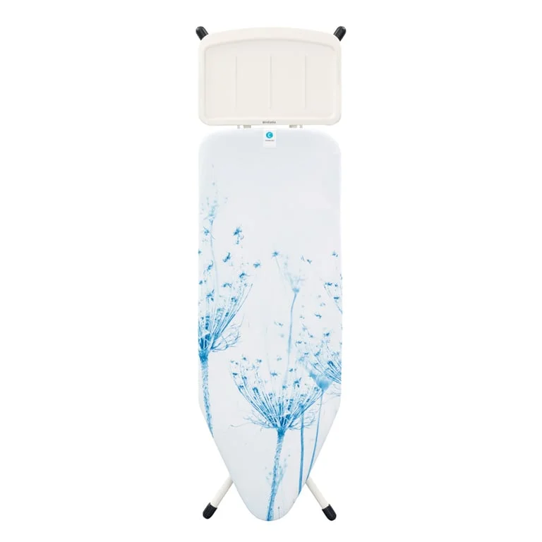 Masă de călcat Brabantia C 124x45cm cu suport pentru generator de abur, Cotton Flower