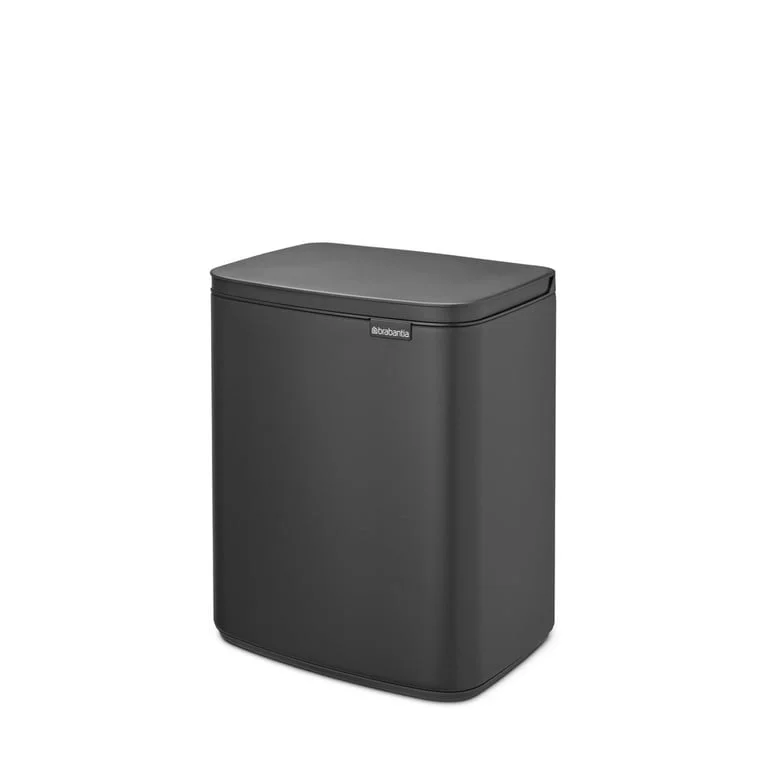 Waste Bin Brabantia Bo Small 12L, Mineral Infinite Grey