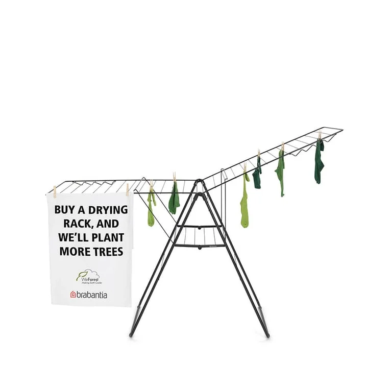 Uscător de rufe Brabantia Hangon, 25m, Matt Black