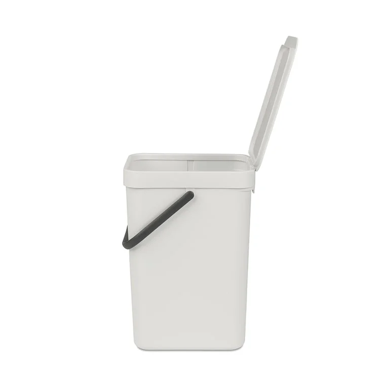 Coș de colectare selectivă Brabantia Sort&Go 12L, Light Grey
