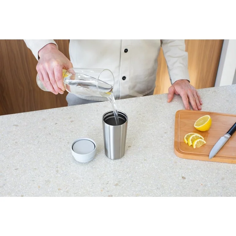 Insulated Cup Brabantia Make & Take 0.36L, Light Grey, Medium