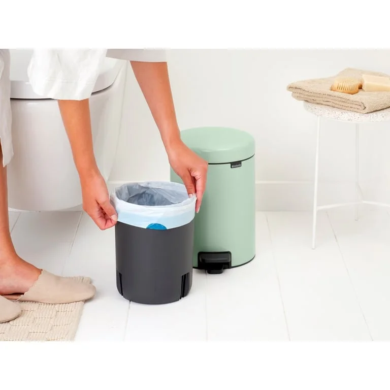 Coș de gunoi cu pedală Brabantia NewIcon 5L, Jade Green