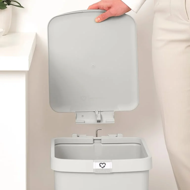 Coș de gunoi cu pedală Brabantia StepUp 25L, Light Grey