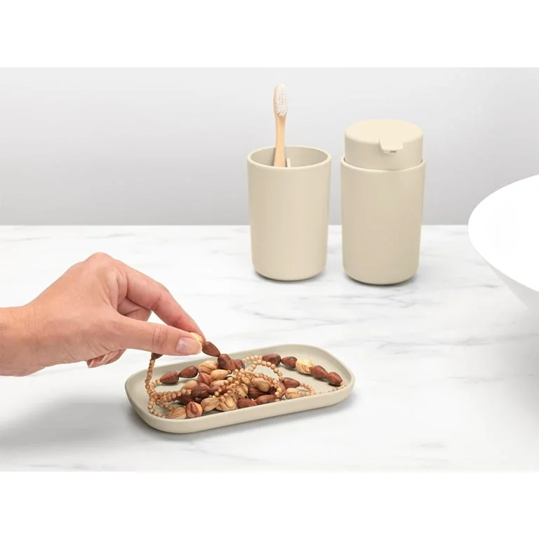 Set de accesorii pentru baie Brabantia ReNew Soft Beige, 3 piese