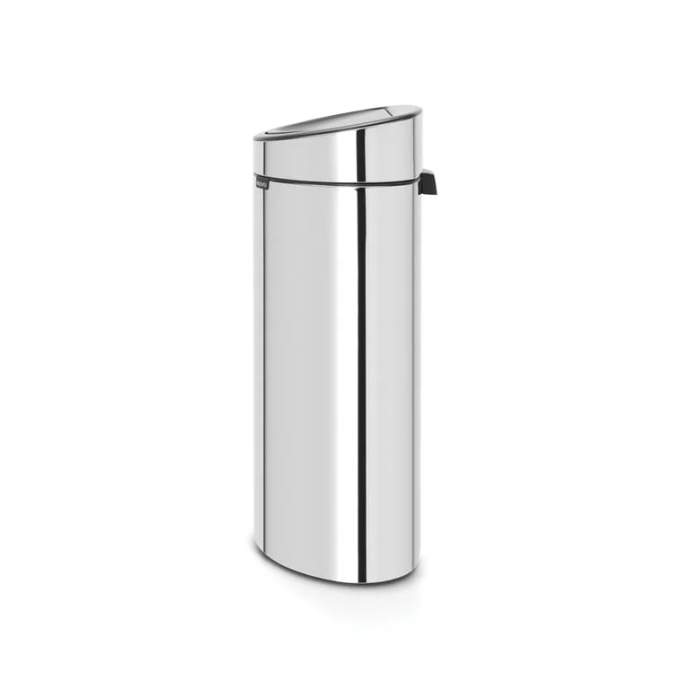 Coș de gunoi Brabantia Touch New 40L, Brilliant Steel