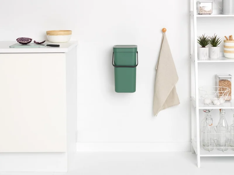 Coș de colectare selectivă Brabantia Sort&Go 12L, Fir Green