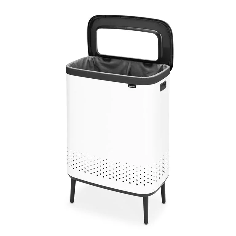 Laundry Bin Brabantia Bo, 2x45L, White