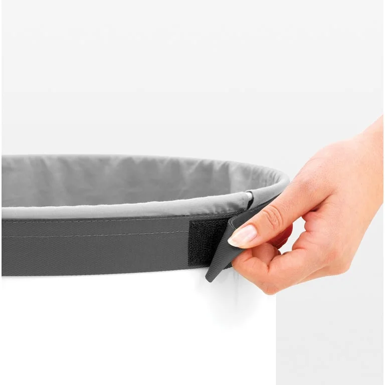 Laundry Bin Brabantia 35L, White, Cork Lid