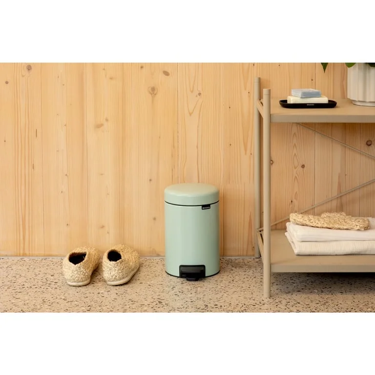 Coș de gunoi cu pedală Brabantia NewIcon 3L, Jade Green