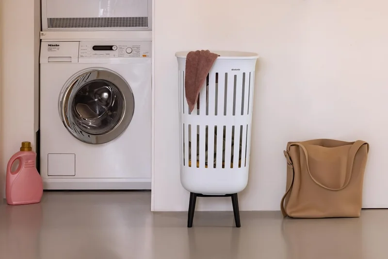 Coș de rufe Brabantia Collect-It Hi, 55L, White