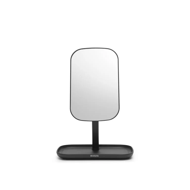 Mirror with Storage Tray Brabantia, Dark Grey