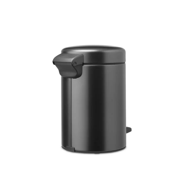 Coș de gunoi cu pedală Brabantia NewIcon 3L, Confident Grey