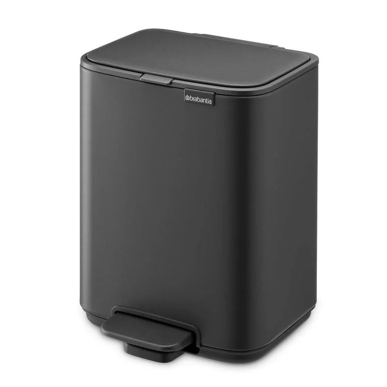 Coș de gunoi Brabantia Bo Pedal 4L, Mineral Infinite Grey