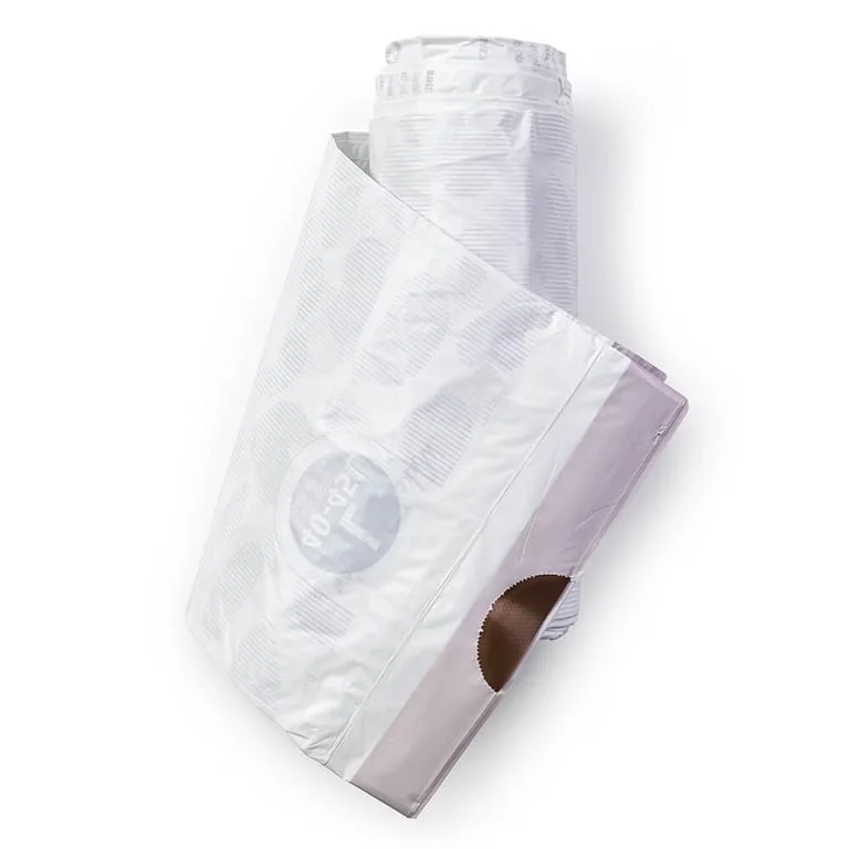 Saci de gunoi cu șnur Brabantia PerfectFit FlatBack+/Touch, cod L, 40-45L, 20 bucăți, rolă
