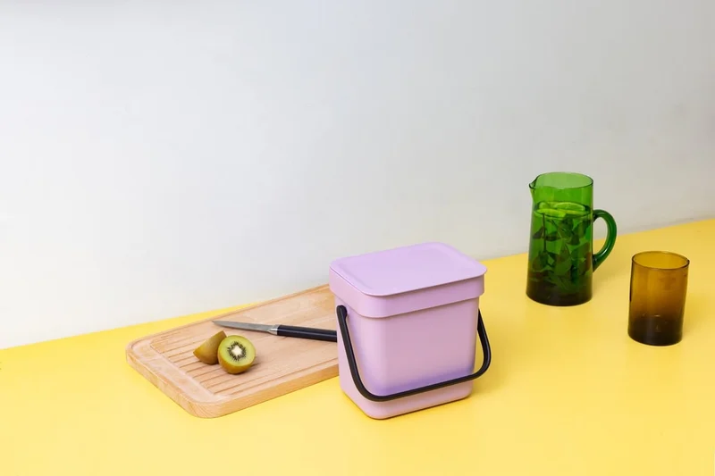 Coș de colectare separată Brabantia Sort&Go 3L, Lilac Pink