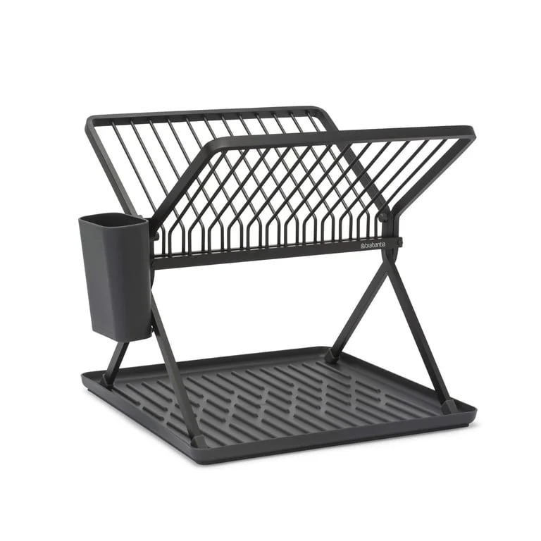 Uscător de vase compact pliabil Brabantia, Dark Grey