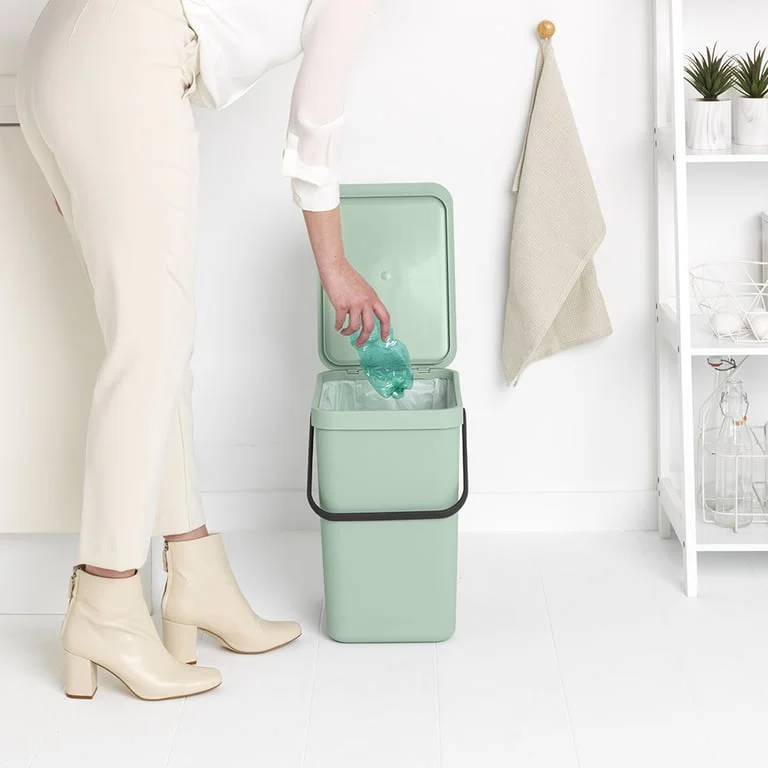 Coș de colectare selectivă Brabantia Sort&Go 25L, Jade Green