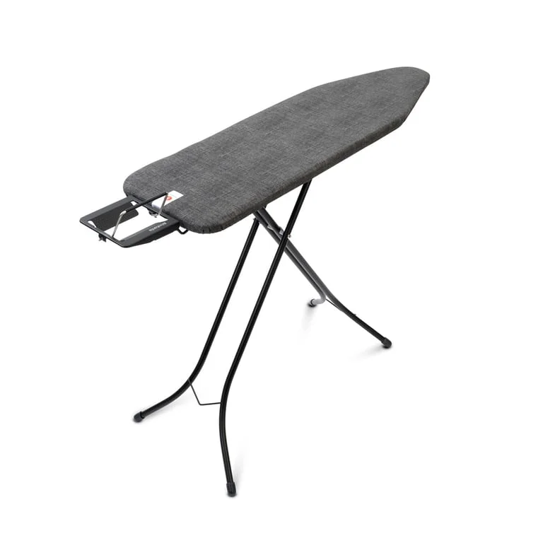 Masă de călcat Brabantia B 124x38cm cu suport pentru fier de călcat, Denim Black