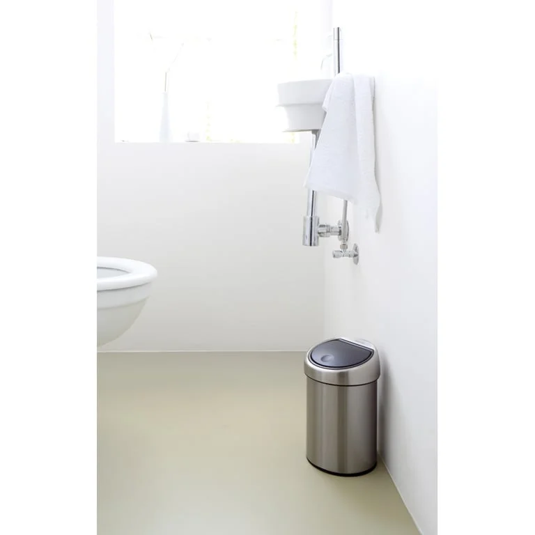 Coș de gunoi Brabantia Touch 3L, Matt Steel